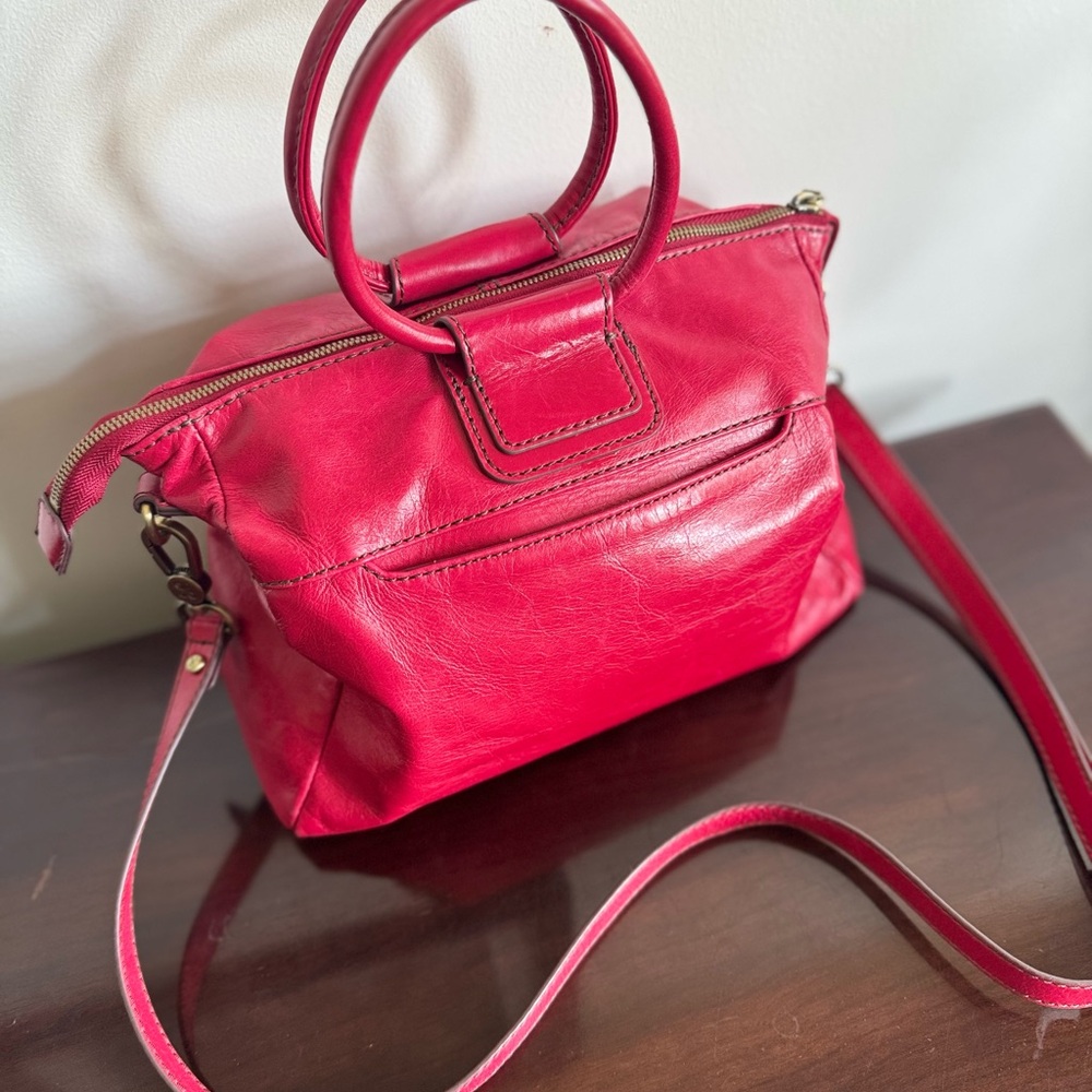 HOBO Red Leather Handbag